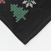 I Come In Peace Couple Matching Ugly Christmas Swe フリースブランケット (角)