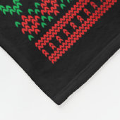 I Come In Peace Couple Matching Ugly Christmas Swe フリースブランケット (角)