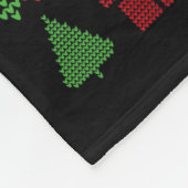 I Come In Peace Couple Matching Ugly Christmas Swe フリースブランケット (角)