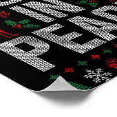 I Come In Peace Couple Matching Ugly Christmas Swe ポスター (角)