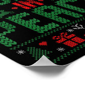 I Come In Peace Couple Matching Ugly Christmas Swe ポスター (角)