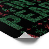 I Come In Peace Couple Matching Ugly Christmas Swe ポスター (角)