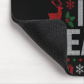 I Come In Peace Couple Matching Ugly Christmas Swe マウスパッド (コーナー)