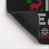 I Come In Peace Couple Matching Ugly Christmas Swe マウスパッド (コーナー)