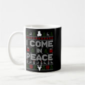I Come In Peace - I'm Peace Couple Matching Ugly C コーヒーマグカップ (左)