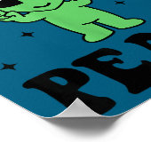 I Come In Peace I'm Peace Family Valentine Funny C ポスター (角)