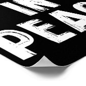 I Come In Peace I'm Peace Funny Couple Valentine M ポスター (角)