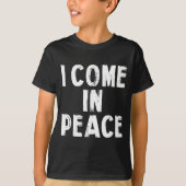 I Come In Peace I'm Peace Funny Couple Valentine M Tシャツ (正面)