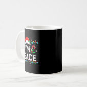 I Come In Peace I'm Peace Matching Ugly Christmas コーヒーマグカップ (正面左)