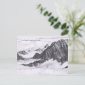 「I Contains Multitudes」引用文と写真 ポストカード (スタンド正面)