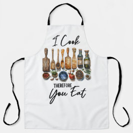 I Cook, Therefore You Eat エプロン