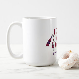 I Cook With Wine Funny Kitchen Humor Coffee Mug コーヒーマグカップ