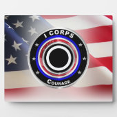 I Corps「アメリカ軍部隊」 フォトプラーク (正面)