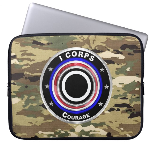 I CORPS ラップトップスリーブ (正面)