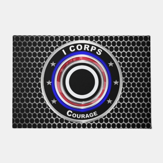 I Corps “America's Corps” ドアマット (正面)