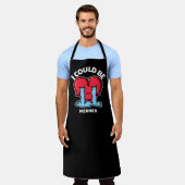 I Could Be Meaner | Crying Heart Attitude Apron エプロン (着用した状態)