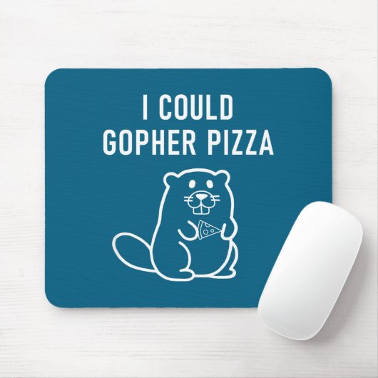 I Could Gopher Zza Funny Puns Jokes Sarcastic _1  マウスパッド (マウス)