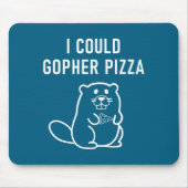 I Could Gopher Zza Funny Puns Jokes Sarcastic _1  マウスパッド (正面)