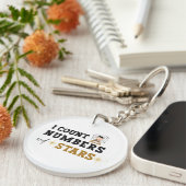 I Count Numbers and Stars - Accountant キーホルダー (正面右)