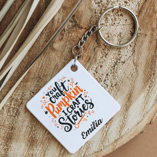 I Craft Stories Halloween Keychain for Writer キーホルダー