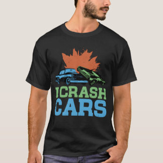 I Crash Cars girl vintage Tシャツ