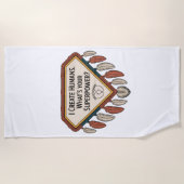 I Create Humans. What’s Your Superpower ビーチタオル (正面)