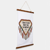 I Create Humans. What’s Your Superpower 吊り下げ型タペストリー (傾斜あり)