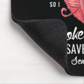 I Crochet So I Dont Choke People Save A Life Send  マウスパッド (コーナー)