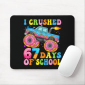 I Crush 67 Days Of School Monster Truck Funny 67 B マウスパッド (マウス)