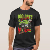 I CRUSHED 100 DAYS OF SCHOOL 4TH GRADE MONSTER TRU Tシャツ (正面)