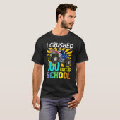 I Crushed 100 Days Of School Boys Monster Truck Tシャツ (正面フル)