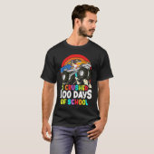 I Crushed 100 Days Of School Monster Truck Kids Bo Tシャツ (正面フル)