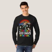 I Crushed 100 Days Of School Monster Truck Kids Bo Tシャツ (正面フル)