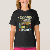 I Crushed 100 Days Of the School Funny Student Tシャツ (正面)