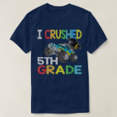 I Crushed 5th Grade Gift Graduation Boys Monster T Tシャツ (デザイン正面)