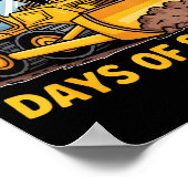 I Crushed 67 Days Of School 67th Day Of School Boy ポスター (角)