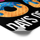 I Crushed 67 Days Of School Boys Ice Cream Drip Ae ポスター (角)