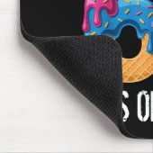 I Crushed 67 Days Of School Boys Ice Cream Drip Ae マウスパッド (コーナー)