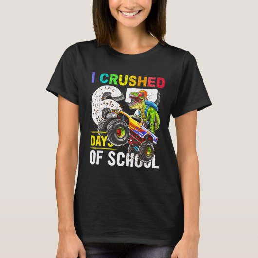 I Crushed 67 Days Of School Funny Six Seven Meme B Tシャツ (正面)