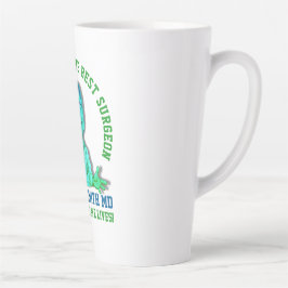 I cut, I fix, I save lives  MERRY XMAS TO SURGEON カフェラテマグ