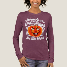 I Cutest Pumpkins教え – 面白いハロウィーン先生 トライブレンドTシャツ