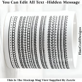 I’d Rather Be Asleep Hidden Message 086 Funny  コーヒーマグカップ