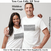 I’d Rather Be Asleep Hidden Message 086 Funny  Tシャツ