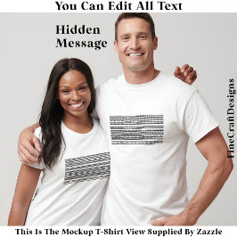 I’d Rather Be Asleep Hidden Message 086 Funny  Tシャツ