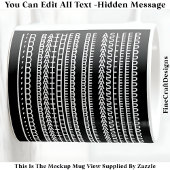 I’d Rather Be Asleep Hidden Message 086W Novelty コーヒーマグカップ