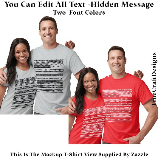 I’d Rather Be At Home Hidden Message 084BL Funny Tシャツ