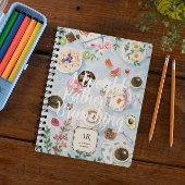 I’d Rather Be Brunching | Custom Monogram ノートブック