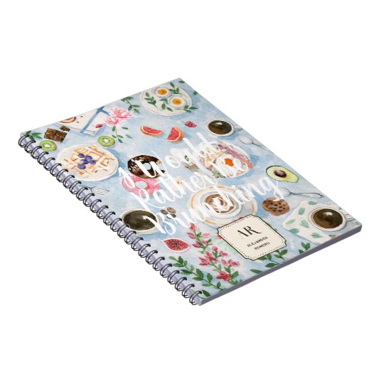 I’d Rather Be Brunching | Custom Monogram ノートブック (右側)