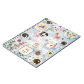 I’d Rather Be Brunching | Custom Monogram ノートブック (左側)