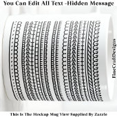 I’d Rather Be Crafting Hidden Message 087 Funny コーヒーマグカップ